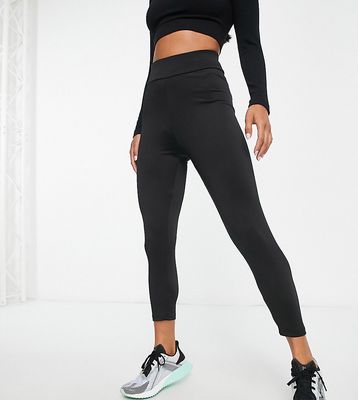Threadbare Fitness Petite 7/8 leggings in black