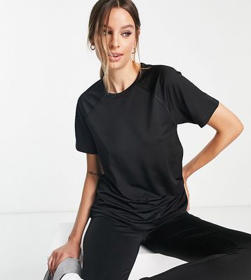 Threadbare Fitness Tall gym t-shirt in black