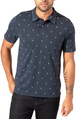 Threads 4 Thought Anchor Print Polo in Midnight