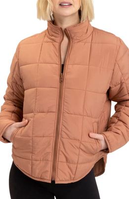 Threads 4 Thought Athene Packable Puffer Jacket in Sandalwood