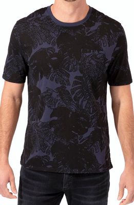 Threads 4 Thought Carbon Palm Print T-Shirt in Raw Denim