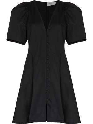 Three Graces Rosanna puff-sleeve dress - Black