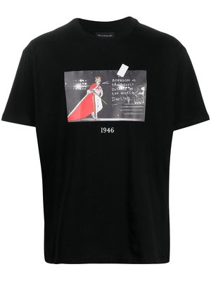 Throwback. 1946 Freddie print t-shirt - Black