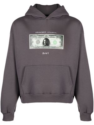 Throwback. Alonzo cotton hoodie - Grey