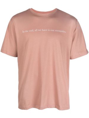 Throwback. Memories short-sleeve T-shirt - Pink