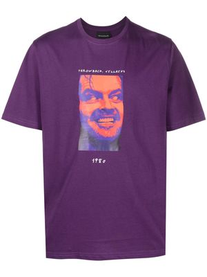 Throwback. Shining photograph-print cotton T-shirt - Purple