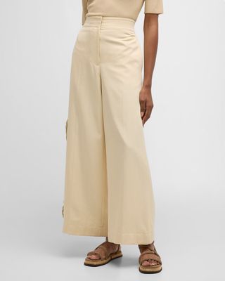 Thurlow High-Rise Wide-Leg Trousers