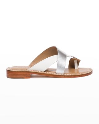 Tia White/Silver Sandals