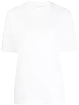 Tibi crew-neck cotton T-shirt - White