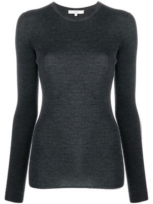 Tibi fine-knit wool jumper - Grey