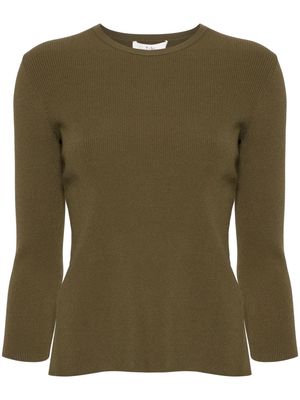 Tibi Giselle cut-out jumper - Green