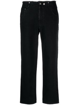 Tibi Newman mid-rise tapered jeans - Black