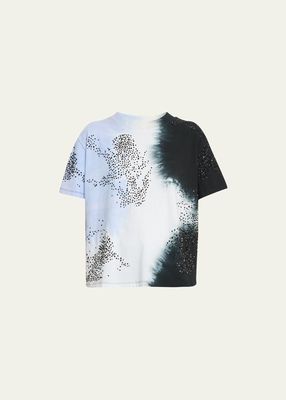 Tie-Dye Embroidered T-Shirt