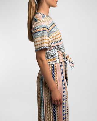 Tied Up Printed Tee
