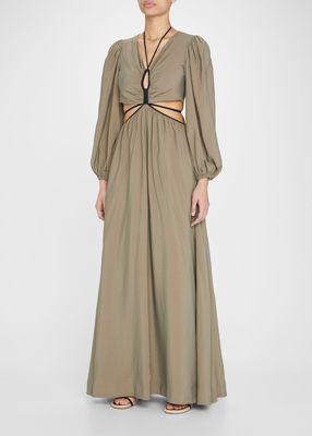 Tierneigh Cutout Maxi Coverup Dress