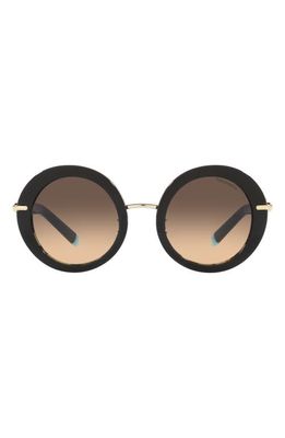 Tiffany & Co. 50mm Gradient Round Sunglasses in Black Yellow