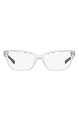 Tiffany & Co. 52mm Rectangular Reading Glasses in Crystal