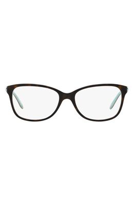 Tiffany & Co. 52mm Square Optical Glasses in Turquoise