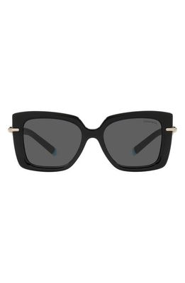 Tiffany & Co. 53mm Butterfly Sunglasses in Black
