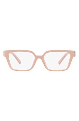 Tiffany & Co. 53mm Rectangular Reading Glasses in Pink