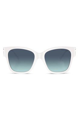 Tiffany & Co. 54mm Gradient Square Sunglasses in Blue