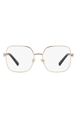 Tiffany & Co. 54mm Square Optical Glasses in Pale Gold