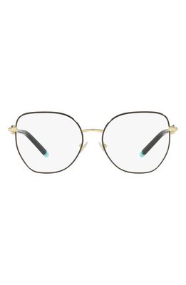 Tiffany & Co. 55mm Butterfly Optical Glasses in Black Gold