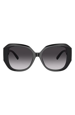 Tiffany & Co. 55mm Gradient Square Sunglasses in Black