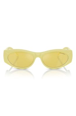 Tiffany & Co. 55mm Oval Sunglasses in Yellow 