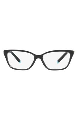 Tiffany & Co. 55mm Rectangular Optical Glasses in Black