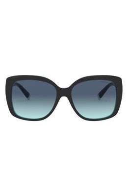 Tiffany & Co. 57mm Gradient Square Sunglasses in Tiffany Bl
