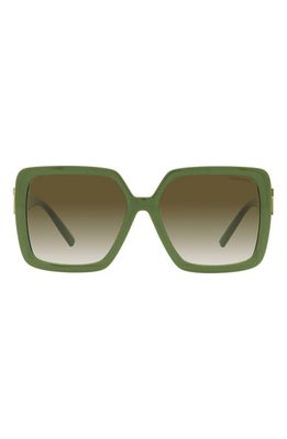 Tiffany & Co. 58mm Gradient Square Sunglasses in Green Gradient