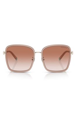 Tiffany & Co. 59mm Gradient Square Sunglasses in Pink Gradiant