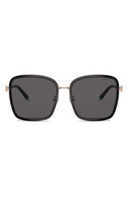 Tiffany & Co. 59mm Square Sunglasses in Black