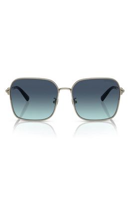 Tiffany & Co. 60mm Gradient Square Sunglasses in Azure /Gradient Blue