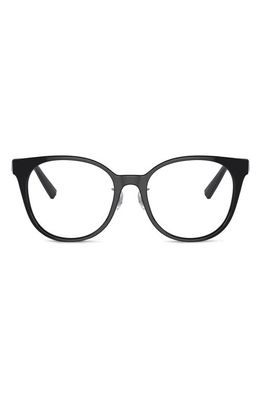 Tiffany & Co. Phantos 53mm Round Optical Glasses in Black 