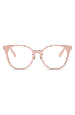 Tiffany & Co. Phantos 53mm Round Optical Glasses in Pink