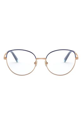 Tiffany & Co. Tiffany 53mm Wire Rim Optical Glasses in Blue