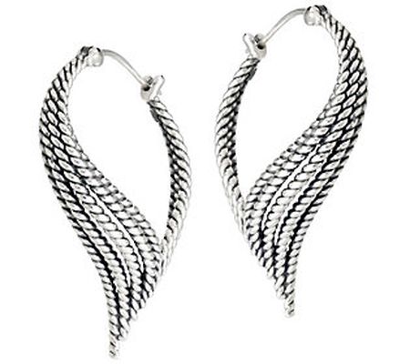 Tiffany Kay Studio Sterling Eyelet Hoop Earring s