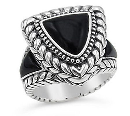 Tiffany Kay Studio Sterling Silver Onyx Ring