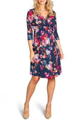 Tiffany Rose Willow Empire Waist Maternity Dress in Blue