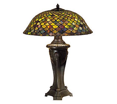 Tiffany Style 30" Fish Scale Table Lamp