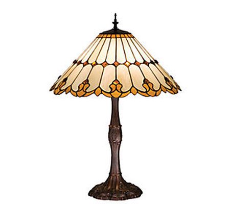 Tiffany-Style Nouveau Cone Table Lamp