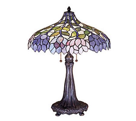 Tiffany-Style Wisteria Table Lamp