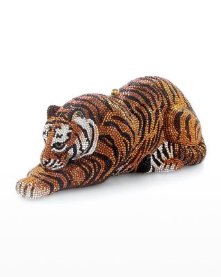 Tiger Crystal Minaudiere, Copper