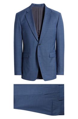 Tiger of Sweden Justin Mélange Wool Sport Coat in Smokey Blue