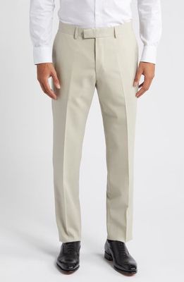 Tiger of Sweden Tenuta Slim Fit Stretch Wool Trousers in Pearl White 