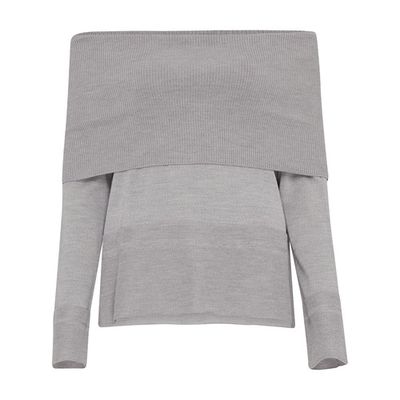 Tiglio bare shoulder sweater - LEISURE