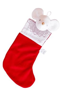Tikiri Meiya the Mouse Embroidered Holiday Stocking in Na