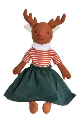 Tikiri Red Stripe Reindeer Doll in Na